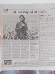 Sinema Gazetesi Filmcilik ve Sinemacılık Dergisi - 18-24 Temmuz 1992 - Seyirci Anketi Sonuçlarını Haftaya Açıklıyoruz - Yaz Sezonunda Hareketli Bir Hafta - Anais, Henry & June Üçlü Aşk Filmi - Maritine Brochard - Linda Carol - David Brandon - Aşk Evi Filmi - Valentine Demy - Gill Royal - Mississippi Masala Filmi - Washington Choudhury - Mira Nair: Evrenseli Yakalama Savaşını Kazandı - Bir Tinto Brass Erotiği: Anahtar Filmi - Esrarlı Buluşma - ''Dönüşü Olmayan Nokta'' Sadi Çilingir - Paris'te Son Tango Filmi - Marlon Brando - Esrarlı Buluşma Filmi - Antrakt Sinema Dergisi Reklamı fotoğraf ve haberi - Tam Takım Dergi