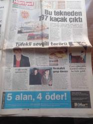Hürriyet Gazetesi - 10 Mart 2003 - Başbakan Recep Tayyip Erdoğan - Beşiktaş Kulübü Başkanı Serdar Bilgili -  Fenerbahçe'den Hakem Selçuk Dereli'ye Tepki - Abdullah Cavcav'ın Hakareti Ortalığı Karıştırdı - Adalet Ve Kalkınma Partisi Siirt'te 3 0 Yaptı - ABD'li Askerler Türk Binbaşıyı Kızdırdı - Ünlüler Mehmet Ali Erbil İçin Seferber Oldu - Bayan Hayrünnisa Gül'ün Resepsiyonunda Şarap da Vardı - İşte Kot'un İsim Babası Aytaç Koç
