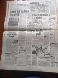 Hürriyet Gazetesi - 21 Temmuz 1985 - Futbol Federasyonuna Kukla Başkan Aranıyor - Ogün Altıparmak - Casus Yusufovun İşi 110 Gün Sonra Bitti - Denizcilik Sektöründe Yeni Çalkantı - Uğur Mengenecioğlu İçin Sahtekarlık İddiası - Turgut Sunalp'dan Değerlendirmeler - Üstsüzlere Alıştık - F 16 İçin Üçlü Soruşturma - İnanılmaz Madonna