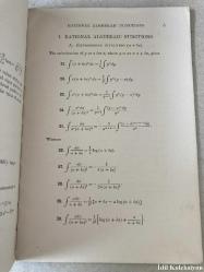 A Short Table Of Integrals - B. O. Peirce - Ginn And Company - İngilizce Kitap (Kısa Bir İntegral Tablosu)