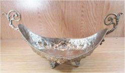 ViNTaGe GÜMÜŞ KaPLaMa PİRİNÇ GONDOL.......29cm