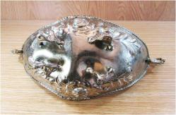 ViNTaGe GÜMÜŞ KaPLaMa PİRİNÇ GONDOL.......29cm