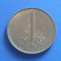 Hollanda 1970 1 Cent KM#180