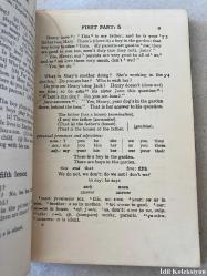 A First English Book - Walter Ripman - J.M. Dent and Sons - İngilizce Kitap (İlk İngilizce Kitap) Hafif Yıpranma ve Lekeli Kısımları Mevcut
