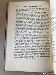 A First English Book - Walter Ripman - J.M. Dent and Sons - İngilizce Kitap (İlk İngilizce Kitap) Hafif Yıpranma ve Lekeli Kısımları Mevcut