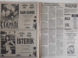 Sinema Gazetesi Filmcilik ve Sinemacılık Dergisi - 7-13 Aralık 1992 - Bu Yılki Program Çok Görkemli - Orhan Pamuk'la Söyleşi - Red Kit Filmi - Terence Hill - Clichy'de Sessiz Günler Filmi - Claude Chabrol - Henry Miller - Bir Çizgi-Roman Uyarlaması: Rocketer - Hollywood Doktoru Filmi - Michael J. Fox - Para mı, yoksa? - Kırılma Noktası Filmi - Keanu Reeves - Patrick Swayze - Gary Busey - Genç Ölmek Filmi - Julia Roberts - Campbell Scott - Gizli Yüz Filmi - Zuhal Olcay - Fikret Kuşkan - Tehlikeli Saatler Filmi - Anthony Hopkins - Rocketer Filmi - Bill Campbell - Alan Arkın - Şafak Filmi - Nastassja Kinski - Gençlik Ateşi Filmi - Alan Parker - Hoş Bir Sürpriz: Maselli, Nastassja Kinski ve ''Şafak'' - İkiz Kan Filmi - Geoffrey Lewis - Bolo Yeung - Haftanın Filmleri - Sarı Darbe Filmi - Marianne Taylor - Dale Jacoby - İsterik Filmi - Dalila Dilazzaro - 11. Uluslararası İstanbul Film Festivali Bölümleri - Vestel Müzik Seti Reklamı fotoğraf ve haberi - Tam Takım Dergi