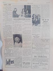Radyo Gazetesi Siyasi Radyo ve Sanat Dergisi - 10 Kasım 1954 - Mazi ve Devrim - Stajerler Okudular - Hisarlı Mahkemede - Yeni Tanbur - Bayramla Matem Arasında Atatürk - Sadiye Arcuman ile Bir Konuşma - Deli Bu Selahatin - Bütün Azası Malul Sanatkar - Haftanın Sanat Dedikoduları - Tenkidler: İstanbulda Büzürg Konseri - Değerli Sanatkar - Fahriye Caner'le Konuşurken - Fahriye Caner - Sadiye Arcuman Radyomuz Sazlar İle - Yeni Bir Ses Yıldızı Mı - Aşık Veysel Geliyor - Vedat Altıngedize Sevgi - Hayal İçinde Hayal - Muzaffer Yıldırımkal - Tokerlerin Evinde Sanat Gecesi - Türk Ticaret Bankası Reklamı - Emlak Bankası Reklamı fotoğraf ve haberi - Tam Takım Dergi