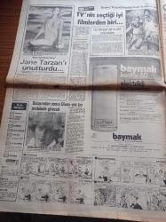 Hürriyet Gazetesi - 11 Ağustos 1981 - Futbol Federasyonu Başkanı Yılmaz Tokatlı - Engin Verel İle İlyas Tüfekçi Milli Takımda - İbrahim Tatlıses - Emel Sayın - Gönül Yazar - Nazan Şoray - Zerrin Egeliler- Selami Şahin - Kenan Evren Haksız Kazanç İle Mücadelemizi Sürdüreceğiz - Rauf Denktaş Kıbrıs'ta İngiltere'nin Garantörlüğü Kaldırılmalı - Doğu Perinçek Mao'nun Fikirlerini Benimsiyorum - Güngör Yerdeş Tahliye Edildi
