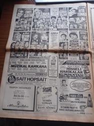 Hürriyet Gazetesi - 11 Ağustos 1981 - Futbol Federasyonu Başkanı Yılmaz Tokatlı - Engin Verel İle İlyas Tüfekçi Milli Takımda - İbrahim Tatlıses - Emel Sayın - Gönül Yazar - Nazan Şoray - Zerrin Egeliler- Selami Şahin - Kenan Evren Haksız Kazanç İle Mücadelemizi Sürdüreceğiz - Rauf Denktaş Kıbrıs'ta İngiltere'nin Garantörlüğü Kaldırılmalı - Doğu Perinçek Mao'nun Fikirlerini Benimsiyorum - Güngör Yerdeş Tahliye Edildi