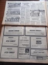 Hürriyet Gazetesi - 11 Ağustos 1981 - Futbol Federasyonu Başkanı Yılmaz Tokatlı - Engin Verel İle İlyas Tüfekçi Milli Takımda - İbrahim Tatlıses - Emel Sayın - Gönül Yazar - Nazan Şoray - Zerrin Egeliler- Selami Şahin - Kenan Evren Haksız Kazanç İle Mücadelemizi Sürdüreceğiz - Rauf Denktaş Kıbrıs'ta İngiltere'nin Garantörlüğü Kaldırılmalı - Doğu Perinçek Mao'nun Fikirlerini Benimsiyorum - Güngör Yerdeş Tahliye Edildi