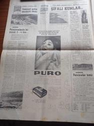 Hürriyet Turizm Gazetesi - 7 Temmuz 1965 - Karadeniz - Sinop'a En Kolay Deniz Yolu İle Gidebilirsiniz - Rize - Bafra - Amasya - Amasra - Sualtı Avcılığı - Karasu - İnebolu - Trabzon Denince Akla Balık Gelir - Samsun'un Bütün Sahilleri Plaj - Tabiatın Özenerek Yarattığı Şirin Belde Ordu - Abana Bir Cennettir - Amasra'da Lokantaların Hepsi Deniz Kenarında