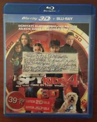 Efemera - Casus Çocuklar 4 - Spy Kids 4 ( Türkçe Dublaj 3D + 2D - Tek Disk ) ( 2. El ) BLURAY DİSK - kitantik - kitaLog