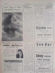 Radyo Gazetesi Siyasi Radyo ve Sanat Dergisi - 26 Mart 1958 - Mualla Mukadder Evleniyor - Demekki Olabiliyormuş - Rüştü Şardağ - İzmir Radyosuna Müzik Şefi Lazım - İlhami Tanselle Konuşan: Mualla Mukadder Celal Şahin'le Evleneceğini Söyledi - Rüştü Şardağ Ankara ve İstanbula Gidiyor - Erdoğan Çaplı Ankara'da - Halil Aksoy - A. Gazi Ayhan İstanbul'dan Teklif Aldı - Daldan Dala Programının Eşsiz Sanatkarları - Erdoğan Çaplı Ankara'da - İki Genç Kıymet - Yıldız Ayhan - Nevin Akol - Büyük Ümitler Verdiler - Ziraat Bankası Reklamı - Emlak Bankası Reklamı - Devlet Tiyatro ve Opera Sanatkarlarını Tanıtıyoruz - Mesude Çağlayan Emin Gündüz İzmir'de - İlhami Tansel'le Konuşma - Tayyare Sineması - Şen Bar - Saray Sineması - İzmir Radyosuna Müzik Şefi Lazım - İnci Sineması - Karşıyakalı Genç Avukat ve Demirdöven - Nevin Demirdöven - Halil Aksoy - Celal Şahin - Ümitsiz Aşk Filmi - Yıldız Sineması fotoğraf ve haberi - Tam Takım Dergi