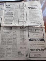 Hürriyet Gazetesi - 10 Ekim 1982 - Rauf Denktaş Rumlar Bizi Boğazlamak İstiyor - Çalışma Bakanı Turhan Esener Yeni Yılda Yeni Asgari Ücret - Maliye Bakanı Adnan Başer Kafaoğlu Planı'nı Açıklıyoruz - Bir Tokat'ta Kızını Öldürdü Ve Gömdü - YÖK'ün Kararı Türkçe Üniversitede zorunlu Ders Oldu