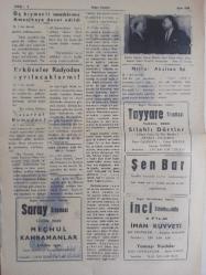 Radyo Gazetesi Siyasi Radyo ve Sanat Dergisi - 29 Ekim 1958 - Yanlış Anlaşılmayalım Fahriye Caner ve Gönül Akıncı'ya - Rüştü Şardağ - Erköseler Radyodan Ayrılacak mı? - Suna Sirmen Can Akbel'le Evlendi - Mithat Akaltan'ın Eşi Ayten Akaltan, Güzel Sanalar Müessesesi Kurdu - Ömer Vursal - Tasarruf Bumudur? - İlhami Tansel - Ayten Akaltan - Üç Kıymetli Sanatkarımız Amerika'ya Davet Edildi - Meliha Ars - Yükses Ses Sanatkarı Hoca Radife Erten Hayatını Anlatıyor - İdil Biret - Bir Yaş Günü - Sanatkar Ruhu - Ziraat Bankası - Meliha Ars - Konak Sineması - Yıldız Sineması - Saray Sineması - Mithat Akaltan Eşi - Tayyare Sineması - Şen Bar - İnci Sineması fotoğraf ve haberi - Tam Takım Dergi