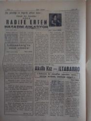 Radyo Gazetesi Siyasi Radyo ve Sanat Dergisi - 10 Aralık 1958 - Rüştü Şardağ - Devlet Operası ve Diğer Şehirlerimiz - Erköselerin Radyodan Ayrılma Meselesi - Hamiyet Yüceses'in Ankara'daki Seansları - Ali Erköse - Selahattin Erköse - Muhsin Ertuğrul İstanbul'da Tiyatro Açıyor - Eskiye Rağbet Olsa! - Devlet Tiyatrosu ve Devlet Operası Sosyal Yardım Derneği Genel Kurul Toplantısı - Lüksemburg'da Neler Gördüm? - İlhami Tansel - Akıllı Kız İltibarro - Sevda Aydan - Doğan Onat - Ekrem Güyer'den Hatıralar - Ziraat Bankası Reklamı - Konak Sineması - Şen Bar - Yıldız Sineması - Eskiye Rağbet Olsa! - Sevda Aydan - Tayyare Sineması - Saray Sineması - İnci Sineması fotoğraf ve haberi - Tam Takım Dergi