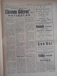 Radyo Gazetesi Siyasi Radyo ve Sanat Dergisi - 10 Aralık 1958 - Rüştü Şardağ - Devlet Operası ve Diğer Şehirlerimiz - Erköselerin Radyodan Ayrılma Meselesi - Hamiyet Yüceses'in Ankara'daki Seansları - Ali Erköse - Selahattin Erköse - Muhsin Ertuğrul İstanbul'da Tiyatro Açıyor - Eskiye Rağbet Olsa! - Devlet Tiyatrosu ve Devlet Operası Sosyal Yardım Derneği Genel Kurul Toplantısı - Lüksemburg'da Neler Gördüm? - İlhami Tansel - Akıllı Kız İltibarro - Sevda Aydan - Doğan Onat - Ekrem Güyer'den Hatıralar - Ziraat Bankası Reklamı - Konak Sineması - Şen Bar - Yıldız Sineması - Eskiye Rağbet Olsa! - Sevda Aydan - Tayyare Sineması - Saray Sineması - İnci Sineması fotoğraf ve haberi - Tam Takım Dergi