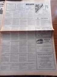 Milli Gazete - 30 Nisan 1989 - Şanlıurfa Belediye Başkanı İbrahim Halil Çelik Serbest - Refah Partisi - Necmettin Erbakan'dan Kurultayda Demokrasi Dersi - Hak İş Sendikası - Öz Gıda İş Sendikası - Şekerci Hacı Bekir'de Grev - İsmet Özel Bugün Kitaplarını İmzalıyor - Hasan Aksay - Turgut Özal Kendi Kazdığı Kuyuya Düşecek - Seçim Kanunu Değiştirilmelidir