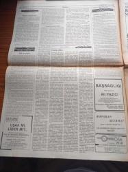 Milli Gazete - 7 Kasım 1987 - TKP Genel Sekreteri Haydar Kutlu Sovyetlerin Yanındayız - Necmettin Erbakan Malatya'da Konuşacak - Halk Refah Partisi'ni Bekliyor - Recep Tayyip Erdoğan Ve Arkadaşları Trafik Kazası Geçirdi - Başbakan Turgut Özal Adana'da Gazino Açtı - Yüksel Uzel - Ahu Tuğba - Öz Gıda İş Lezzo'da Greve Başladı - Pakistan Cemaat-i İslam Genel Sekreterliği'ne Gazi Hüseyin Ahmet Getirildi - Refah Partisi'ne Verilecek Her Oy Düşmana Atılan Bir Tokattır