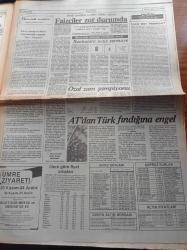 Milli Gazete - 7 Kasım 1987 - TKP Genel Sekreteri Haydar Kutlu Sovyetlerin Yanındayız - Necmettin Erbakan Malatya'da Konuşacak - Halk Refah Partisi'ni Bekliyor - Recep Tayyip Erdoğan Ve Arkadaşları Trafik Kazası Geçirdi - Başbakan Turgut Özal Adana'da Gazino Açtı - Yüksel Uzel - Ahu Tuğba - Öz Gıda İş Lezzo'da Greve Başladı - Pakistan Cemaat-i İslam Genel Sekreterliği'ne Gazi Hüseyin Ahmet Getirildi - Refah Partisi'ne Verilecek Her Oy Düşmana Atılan Bir Tokattır