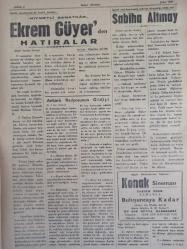 Radyo Gazetesi Siyasi Radyo ve Sanat Dergisi - 4 Şubat 1959 - Ankara Radyosunun Gidişi - Anlaşılmayan Nokta - Esma Engin'in Raddodaki Konseri - ''Tenor'' Doğan Onat'ın Hocalığını Biliyor Musunuz? - Ayaydın İyileşiyor - Anlaşılmayan Nokta - Sevim Tanürek İzmir'e Geliyor - Yakup Dalkılıç - Devlet Operasının Genç ve Sevimli Sanatkarı: Serap Sezer - Esen Altan'a Geçmiş Olsun - Ankara Fotoğraf Ajansı - İlhami Tansel - Serap Sezer - Nesrin Sipahi Yine Şaheserdi - Ziraat Bankası Reklamı - Kıymetli Sanatkar Ekrem Güyer'den Hatıralar - Ankara Radyosunun Gidişi - Sabiha Altınay - Konak Sineması - Serap Sezer - Nevin Demirdöven Turneye Çıktı - Tayyare Sineması - İnci Sinemas ı - Saray Sineması - Şen Bar - Yavrum İçin Filmi - Kahreden Kurşun Filmi - Yıldırım Yarışı Filmi fotoğraf ve haberi - Tam Takım Dergi