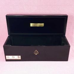 CHAMPAGNE ARMAND DE BRIGNAC BRUT GOLD SİYAH LAKE BOŞ AHŞAP KUTU