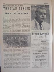 Radyo Gazetesi Siyasi Radyo ve Sanat Dergisi - 11 Mart 1959 - Yıldız Ayhan - Ayhan'lara İstanbul'un Cazip Teklifi - Saz Üstadlarımızdan: Tanburi Ömer Altuğ - Müzik Yayınlarını Kim İdare Ediyor? - Maşallah! - 14 Martta: Sevim Çağlayan Konseri - Ankara Radyosu: Söz Yayınları Komitesinin GAF'ı - Büyük Sürprizlerle Dolu Bir Koro: Yurttan Sesler ve Bazı Olaylar - İlhami Tansel - Değerli Bariton: Özcan Sevgen Nikahlandı - Ziraat Bankası Reklamı - Kıymetli Sanatkar Ekrem Güyer'den Hatıralar - Tayyare Sineması - Saray Sineması - A. Gazi Ayhan - Estetik Cemiyetinin Yıllık Kongresi Yapıldı - Şen Bar - Yıldız Sineması - Yeşil Ay'ın Balosu Neşeli Geçti - Muzaffer İlkar - Gönül Yazar'ın Konseri - Emlak Bankası Reklamı fotoğraf ve haberi - Tam Takım Dergi