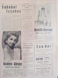 Radyo Gazetesi Siyasi Radyo ve Sanat Dergisi - 25 Mart 1959 - Dr. Alaettin Yavaşça Bayramda Ankara'da Konser Verecek - Ankara Radyosundaki: Falsolar! - Özcan Sevgen - Sabahat Tekebaş ve Sanat Hayatı - İlhami Tansel - Rüştü Şardağ Rahatsız - Ankara Radyosunda: Yevmiyeli Spiker! - Gönül Avcısı Piyesinin İki Yaratıcısı Mediha Gökçer ve Umran Uzman - Emlak Bankası Reklamı - Kıymetli Sanatkar Ekrem Güyer'den Hatıralar - Tayyare Sineması - Unutulmaz Melodiler Filmi - Yıldız Sineması - Dağlar Ejderi Filmi - Sevim Çağlayan Konseri - Ziraat Bankası Reklamı - Behiye Aksoy Ankara'ya döndü - Mualla Mercan Radyodan Ayrılıyor - Şen Bar - Saray Sineması - Kaderli Yıllar Filmi - Kendini Kurtaran Şehir Filmi - Tam Takım Dergi
