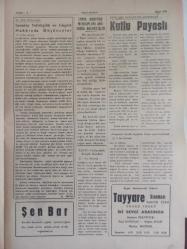 Radyo Gazetesi Siyasi Radyo ve Sanat Dergisi - 27 Mayıs 1959 - Radyo Faaliyetinde Enerjik Hareketi - Taner Doğan Onat - Sevda Aydan - Radyo Sanatkarlarının Bir Dinlenme Yeri Olmalıdır! - İzmir Radyosu Ne Durumda - Genç ve Sevilen Sanatkar: Nurhayat Ünsaldı - Bir Yazı Dolayısıyla: Sanatta Tefrikçilik ve Irkçılık Hakkında Düşünceler - Soprano Sevda Aydan'la Sezon Sonu Hasbihal - İlhami Tansel - Ziraat Bankası Reklamı - Mevsimin Son Operası: Madame Butterfly - Şen Bar - İzmir Radyosu Mensupları Arasında Ahenksizlik - Genç Ses Sanatkarlarımızdan: Kutlu Payaslı - Tayyare Sineması - İki Sevgi Arasında Filmi - İzmir Radyosu Ne Durumda - Saray Sineması - Şehvet ve Mahmuz Filmi - Yıldız Sineması - Hürriyet Şehitleri Filmi - Emlak Bankası Reklamı fotoğraf ve haberi - Tam Takım Dergi