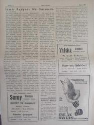 Radyo Gazetesi Siyasi Radyo ve Sanat Dergisi - 27 Mayıs 1959 - Radyo Faaliyetinde Enerjik Hareketi - Taner Doğan Onat - Sevda Aydan - Radyo Sanatkarlarının Bir Dinlenme Yeri Olmalıdır! - İzmir Radyosu Ne Durumda - Genç ve Sevilen Sanatkar: Nurhayat Ünsaldı - Bir Yazı Dolayısıyla: Sanatta Tefrikçilik ve Irkçılık Hakkında Düşünceler - Soprano Sevda Aydan'la Sezon Sonu Hasbihal - İlhami Tansel - Ziraat Bankası Reklamı - Mevsimin Son Operası: Madame Butterfly - Şen Bar - İzmir Radyosu Mensupları Arasında Ahenksizlik - Genç Ses Sanatkarlarımızdan: Kutlu Payaslı - Tayyare Sineması - İki Sevgi Arasında Filmi - İzmir Radyosu Ne Durumda - Saray Sineması - Şehvet ve Mahmuz Filmi - Yıldız Sineması - Hürriyet Şehitleri Filmi - Emlak Bankası Reklamı fotoğraf ve haberi - Tam Takım Dergi