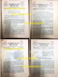DEMİRYOLLARI MECMUASI - 7 SAYI BİR ARADA AYNI CİLTTE - 1930 - 1931 YILLARI ARASI - SAYI 61 - SAYI 62 ve 63 - SAYI 64 - SAYI  65 - SAYI 66 ve 70 ARASI TÜM SAYILAR - SAYI 71 - TOPLAM 592 SAYFA - SİVAS ŞARKIŞLA İSTASYONUNUN AÇILIŞI VE FOTOĞRAFLARI - SAMSUN SAHİL - DEMİRYOLLARI - MAKİNİST ÖMER EFENDİ - KERİM YÜMNÜ BEY -DEMİRYOLLARI MÜHENDİSİ FUAT B. - MAHMUT SADIK - VAHDEDDİN BEY - MÜHENDİS ABDULLAH BEY - SURİYE ve LÜBNAN DEMİRYOLLARI - NEMLİZADE GALİP BEY - SABIK NAFIA VEKİLİ RECEP BEY EFENDİ - UMUMİ MÜDÜR HAŞİM BEY EFENDİ - UMUMİ MÜDÜR MUAVİNİ RIFAT BEY EFENDİ - İNŞAAT UMUM REİSİ İZZET BEY EFENDİ - İŞLETME UMUM REİSİ VASFİ BEY EFENDİ - UMUMİ MÜFETTİŞ NURİ BEY EFENDİ - SAMSUN İŞLETME MÜFETTİŞİ HÜSEYİN YAKUP BEY - KONYA İŞLETME MÜFETTİŞİ CEMAL HİDAYET BEY - HAYDARPAŞA - KAYSERİ / ANKARA - SİVAS - LAHİK NAFİA VEKİLİ ZEKAİ BEY EFENDİ - ŞEYHÜLMUHARRİN MAHMUT SADIK BEY - NAFİ VEKİLİ HİLMİ BEYEFENDİ