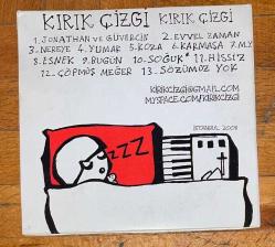 KIRIK ÇİZGİ * S.T. (2008) * CD-R DEMO CD - TÜRKÇE POST PUNK NEW WAVE