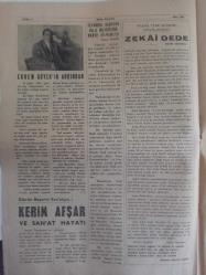 Radyo Gazetesi Siyasi Radyo ve Sanat Dergisi - 29 Mart 1961 - Ankara Radyosunda Müzik Yayınları Şefliği Halledilemedi - Opera Sanatkarları İstanbul'da - Fahri Kopuz'un Eşi Vefat Etti - Ferhan Onat - Devlet Tiyatrosu Başarı Yolunda - Sağyaşarın Oğlu Oldu - Cüneyt Gökçer - İlhami Tansel - Emin Gündüz Amerika'ya Gidiyor - Geçen Haftanın Üç Solisti - Generalin Aşkı Piyesi - Müzehher Güyer - Mustafa Sağyaşar Dükan Açtı - Nida Tüfekçi Beğeniliyor - Nezahat Bayram Sahneye İntisap Etti - Ekrem Güyer'in Ardından - Günün Başarılı Sanatçısı: Kerim Afşar ve Sanat Hayatı - İstanbul Radyosu Halk Musikisine Bir Bakış - İlhami Tansel - Zekai Dede - Avrupa ve Bizde Opera Tarihine Umumi Bir Bakış - Etem Üngör - Günümüzde Türk Musikisi - Avni Anıl - Nida Tüfekçi'nin Büyük Tevazuu - Generalin Aşkı Piyesi - Devlet Tiyatrosu Başarı Yolunda - Saray Sineması - Kerim Afşar ve Sanat Hayatı - Özcan Sevgen - Avrupa ve Bizde Opera Tarihine Umumi Bir Bakış fotoğraf ve haberi - Tam Takım Dergi