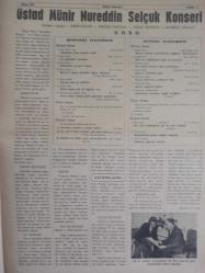 Radyo Gazetesi Siyasi Radyo ve Sanat Dergisi - 10 Mayıs 1961 - İzmir Radyosu Müdürüne Radyoda Yeni Bir Düzen Kurmasını Tavsiye Ederiz - Hüseyin Sadettin Arel'i Hürmetle Anıyoruz - Üstad Münir Nurettin Selçuk'un Şehrimizdeki Konserleri Büyük Bir Sanat Hadisesi ldu - İzmir Türk Musikisi Cemiyetinin Konseri - Muzaffer Etabek - Bazı Türk Sazları Hakkında Tetkikler Tanbur - Hüseyin Sadettin Arel - Emin Ongan - Vecihe Daryal - Veci Seyhun - Burhan Atalay - Nazmi Yükselen Geldi - Ali Rıza Avni fotoğraf ve haberi - Tam Takım Dergi