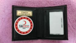 KIZILAY ROZETLİ CÜZDANI SATINAL-SADECE KURUM ADRESINE GONDERILIR-SIVILE SATILMAZ