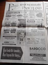 Sabah Gazetesi - 6 Şubat 1993 - Turgut Özal Adnan Kahveci'nin Ölümü İle Yıkıldı - Adnan Kahveci Ölüm İlanı - Ahmet Kaya - Mogadişu'da Atatürk Okulu - Aziz Nesin Silah İstiyor - SHP'lilerin Kontrgerilla Önergesi Erdal İnönü'den Döndü - Üniversiteli Gençler Milli Eğitim Bakanının Dahi Kim Olduğunu Bilmiyor - Hikmet Çetin - İsmet Sezgin - Yıldırım Aktuna - Cavit Çağlar - Fikri Sağlar - Beyoğlu'na Yeni Kültür Merkezi - Tarık Akan