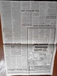 Sabah Gazetesi - 6 Şubat 1993 - Turgut Özal Adnan Kahveci'nin Ölümü İle Yıkıldı - Adnan Kahveci Ölüm İlanı - Ahmet Kaya - Mogadişu'da Atatürk Okulu - Aziz Nesin Silah İstiyor - SHP'lilerin Kontrgerilla Önergesi Erdal İnönü'den Döndü - Üniversiteli Gençler Milli Eğitim Bakanının Dahi Kim Olduğunu Bilmiyor - Hikmet Çetin - İsmet Sezgin - Yıldırım Aktuna - Cavit Çağlar - Fikri Sağlar - Beyoğlu'na Yeni Kültür Merkezi - Tarık Akan