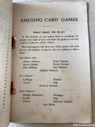 Amusing Card Games : For One / Two / Three / Four or More Players - The Featherstone Press - Sagittarius - İngilizce Kitap (Eğlenceli Kart Oyunları: Bir Kişilik)