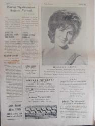 Radyo Gazetesi Musiki Tiyatro ve Opera Dergisi - 25 Temmuz 1962 - Sanatkarlar Danıştaya Baş Vuracaklar - Sevda Aydan Bulgaristan ve İtalya'ya Gidiyor - Devlet Konservatuarında Milli Oyunlar - Değerli Bariton: Özcan Sevgen İtalya'ya Gitti - Folklör Yıldızları Şahinler Odeon Plaklarında - Türkiye'de Radyo - Halk Oyunları ve Halk Türküleri Federasyonu - Mikrofon Arkası - Mefharet Atalay Ankara'da - Musiki ve Müneccimlik - Hüseyin Sadettin Arel - Üstat Muzaffer Sarısözen'in Kitabı - Esen Altan Babasını Kaybetti - Nurettin Çamlıdağ Başın Sağ Olsun - Devlet Tiyatrosunun Başarılı Turnesi - Ankara Radyosuna Bakış - Genç Sanatkar Yıldırım Gürses - Yıldırım Gürses - Nurettin Çamlıdağ Başın Sağ Olsun - Piyano Üzerine Fıkralar - Beyhan Akını - Sıtkı Kaşlı Saatçi - Moda Terzihanesi - Neriman Minareci fotoğraf ve haberi - Tam Takım Dergi