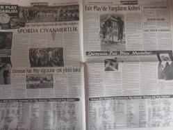 Tüm Olimpik Sporlar ve Sporseverlerin Sesi Spor Meydanı Gazetesi - 1 - 15 Aralık 2007 - Ampute Millilerimiz Tarihe Geçti - Fenerbahçe Geleneği Bozmadı - Türk Atletizmi Yükselişe Geçti - İşte Rakiplerimiz - Judo'da Kocaeli Forsu - Bisiklette Mevlana Mesaisi - Tarihi Kırkpınar Başpehlivanları - İşte Rakiplerimiz - Türk Milli Futbol Takımı'na Yeni Forma - Off Road Şampiyonasında Nefesleri Kesen Mücadele - Kocaeli'de Ulvi Buluşma - Sporda Civanmertlik - Dünyada Fair Play Modelleri - Sadri Şener'den Gövde Gösterisi - Salon Atletizm Şampiyonası İstanbul'da - Tekvando'da Göğsümüz Kabardı - Ünal Karaman - Fenerbahçe, Bilimi Tartış - Muay Thai Milli Takımı'mız Dünyayı Salladı - Avcılar Belediyespor Başarıya Doymuyor - Süreyya Ayhan - Ampute Millilerimiz Tarihe Geçti - Hem Başkan, Hem Şampiyon - Mehmet Atalay - Okan Çevik - Dakar Rallisi'nde Heyecan Başlıyor - Halil Coşkuner'e Büyük Onur fotoğraf ve haberi - Tam Takım Gazete