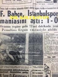 GÜNLÜK SPOR GAZETESİ - 29 ARALIK 1958 - NECDET APAK SİGORTACILIK - SPOR OYUNLARINDA MÜHİM DEĞİŞİKLİKLER - FENERBAHÇE, İSTANBULSPOR MANİASINI AŞTI: 1 - 0 - MUAMMER PAMUK - CAN BARTU İYİLEŞTİ - İZMİR'DE ALTINORDU GALİP - BAKIRKÖY, FENERBAHÇE VOLEYBOL MAÇI 3-2 - MUVAKKAR E. TALÜ - BURSASPOR 0 - 1 KASIMPAŞA - NEJAT ALTAV - AT YARIŞLARI VE KUMAR, ŞEREF SEVER - ERGUN ERCİNS - DAĞLARIN OĞLU, JACK LONDON - SİNEMA ve TİYATRO SAYFASI - CEZMİ BAŞAR - EYÜP: 2 - 2 BEYLERBEYİ - DOĞUBANK 3 OTOMOBİL KAMPANYASI