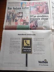 Sabah Gazetesi - 17 Ağustos 1991 - Türkiye Spor Yazarları Derneği Kupası - Fenerbahçe Beşiktaş Maçı - Mustafa Denizli - Alaattin Çakıcı Kardeşini Evlendirdi - Kadir İnanır - Hülya Avşar - Erken Seçim İçin Üçlü Zirve Bugün - Özallar'ın Hakimi Süleyman Sezen Yargıtay'a Seçildi - Almanya'dan Silah Ambargosu Tehdidi