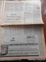 Sabah Gazetesi - 4 Eylül 1994 - Fenerbahçe'de Erol User Kararı Haftaya - Fatih Terim'in Kafasındaki 11 - Ahu Tuğba Kenan Evren'i Dudaklarından Öptü - Bağdat'ta Savaşın Acısını Fakirler Çekiyor - ATV'de Bu Gece Bir Zülfü Livaneli Şaheseri - Amerika'dan Atina'ya Uyarı - SHP'de Muhalefet Sallıyor - Şarkıcı Özcan Deniz'in Menajeri Kurşunlandı