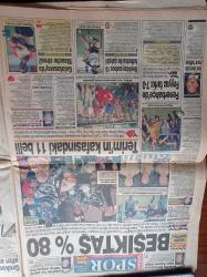 Sabah Gazetesi - 4 Eylül 1994 - Fenerbahçe'de Erol User Kararı Haftaya - Fatih Terim'in Kafasındaki 11 - Ahu Tuğba Kenan Evren'i Dudaklarından Öptü - Bağdat'ta Savaşın Acısını Fakirler Çekiyor - ATV'de Bu Gece Bir Zülfü Livaneli Şaheseri - Amerika'dan Atina'ya Uyarı - SHP'de Muhalefet Sallıyor - Şarkıcı Özcan Deniz'in Menajeri Kurşunlandı