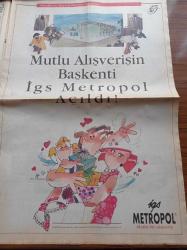 Sabah Telerama Gazetesi - 2 Eylül 1994 - Süper Baba'dan İntikam Yemini - Sümer Tilmaç - Şevket Altuğ - Mahallenin Muhtarları Dizisinde Temel Fadime'sine Kavuştu - Tarkan Sizlerle - Yeni Türkü'den Külhani Şarkılar - Erkan Can - Aydan Burhan - Kadir İnanır - Hale Soygazi - Ahmet Kaya Konseri - 1974 Kıbrıs Barış Harekatı Belgeseli - Mehmet Barlas - Cem Özer
