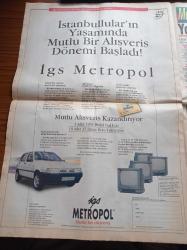 Sabah Telerama Gazetesi - 2 Eylül 1994 - Süper Baba'dan İntikam Yemini - Sümer Tilmaç - Şevket Altuğ - Mahallenin Muhtarları Dizisinde Temel Fadime'sine Kavuştu - Tarkan Sizlerle - Yeni Türkü'den Külhani Şarkılar - Erkan Can - Aydan Burhan - Kadir İnanır - Hale Soygazi - Ahmet Kaya Konseri - 1974 Kıbrıs Barış Harekatı Belgeseli - Mehmet Barlas - Cem Özer