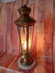 PİRİNÇ ŞAMDAN GECE LAMBASI. YENİLEME.