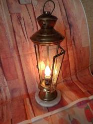 PİRİNÇ ŞAMDAN GECE LAMBASI. YENİLEME.