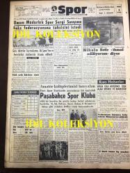 GÜNLÜK SPOR GAZETESİ - 26 ARALIK 1958 - A TAKIMIMIZ 2 TEMDİT VE HAKEMİN YARDIMIYLA GENÇLERİ MAĞLUP ETTİ - YÜKSEL VE ENVER SAKAT - AYDOĞAN BECİT - REMONDİNİ - ATİLLA KARSAN - NİKOLA SOTİR - GALATASARAY'LI İSMAİL - FENERBAHÇE, İSTANBULSPOR - MUVAKKAR E. TALÜ - EKREM ÜNVERİR - CAVLI ÇULFAZ - DAĞLARIN OĞLU, JACK LONDON - SUAT YALAZ - ÖMER İŞCAN - İHSAN BAYDAR - SİGARAYI BIRAKMAK İSTEYENLERE, COMME LE CIGARETTES, MEHMET NURİ MERMER - UMUM MÜDÜRLÜK SPOR SERGİ SARAYI - PAŞABAHÇE SPOR KULÜBÜ - REŞAT ERTE -