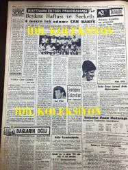 GÜNLÜK SPOR GAZETESİ - 23 ARALIK 1958 - SADIK KIZ BAŞKANLIK İÇİN ADAYLIĞINI KOYUYOR, GALATASARAY KONGRESİ - TURGAY ŞEREN İDMANA ÇIKIYOR - CAN BARTU - KARAGÜMRÜKSPOR - MUVAKKAR E. TALÜ - ZEKAİ, AKBANK'TAN ALDIĞI PRİMİ KILIZLAY'A HİBE ETTİ - ATİLLA KARSAN - KADRİ AYTAÇ - DAĞLARIN OĞLU, JACK LONDON - FERİT ERDİNİ - BEYKOZ HAFTASI VE SZEKELLY - ABİDİN KAYA - CAVLI ÇULFAZ - SİGARAYI BIRAKMAK İSTEYENLERE, COMME LE CIGARETTES, MEHMET NURİ MERMER - 2. PROF KÜME KARMASI ALMANYA'YA GİDİYOR - FAİK İPLİKÇİ - BİRİNCİ KÜMENİN ÇOK SEVİLEN KULÜBÜ MECİDİYEKÖY